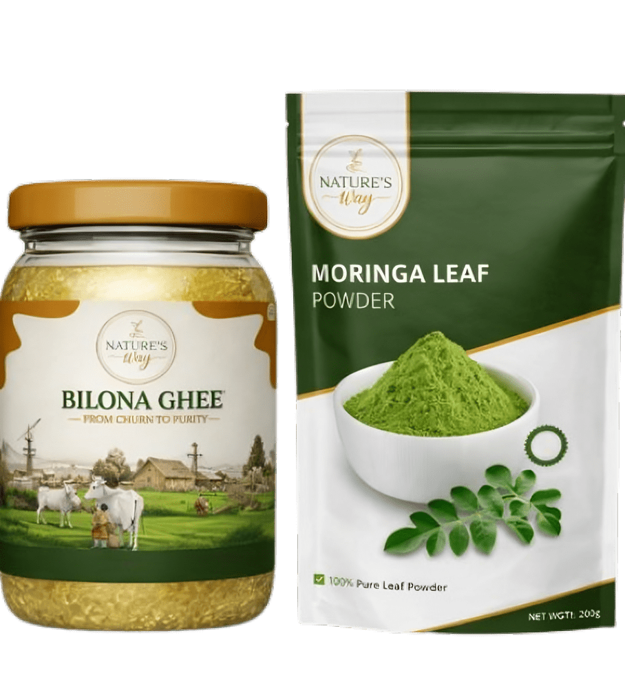 Bilona Ghee & Moringa Powder