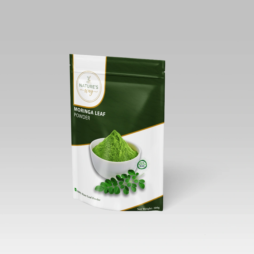 organic moringa leaf powder